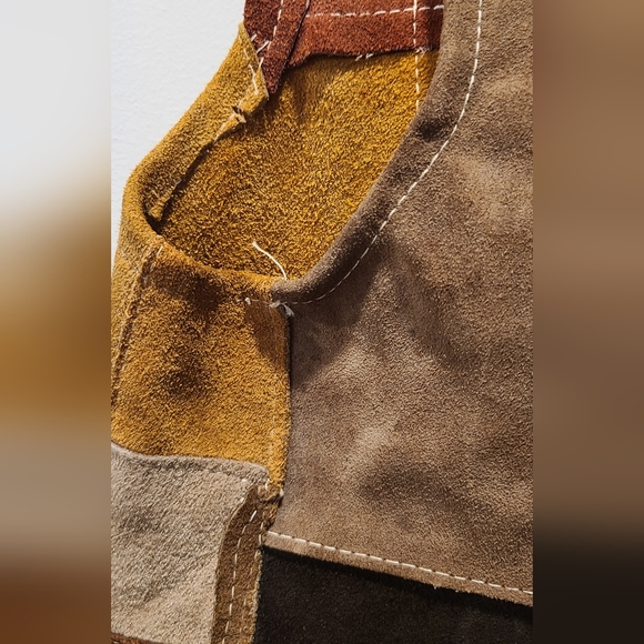 Unique Handmade Western Kids Suede Vest - Picture 10 of 12